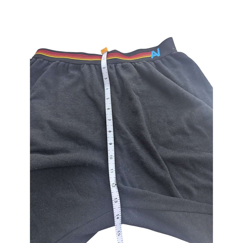 Aviator Nation Black Rainbow Striped Waistband Sweatpants Joggers XL USA Made - Picture 8 of 11